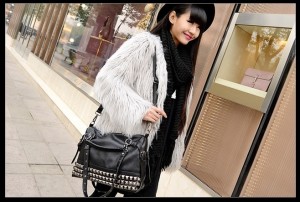 B1026 IDR.225.OOO MATERIAL PU SIZE L40XH22XW10CM WEIGHT 1000GR COLOR BLACK,SILVER (2)