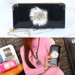 B1049 IDR.155.OOO MATERIAL PU SIZE L20XH10XW3CM WEIGHT 450GR COLOR BLACK,ROSE (2)