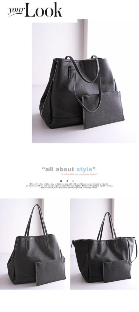 B2732-(2in1) IDR.182.000 MATERIAL PU SIZE L35XH32X20CM WEIGHT 1100GR COLOR BLACK