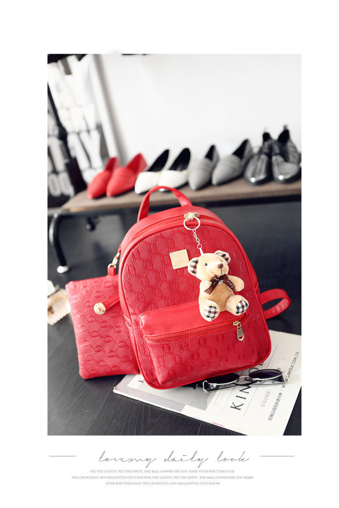 B27580 (2in1) IDR.162.000 MATERIAL PU SIZE L24XH31XW12CM WEIGHT 800GR COLOR RED