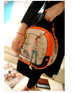 B753 IDR.178.OOO MATERIAL PU SIZE L25XH20XW10CM WEIGHT 600GR COLOR RED,KHAKI,ORANGE (1)