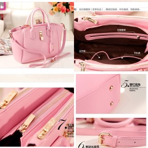 B8239 IDR.2OO.OOO MATERIAL PU SIZE L29XH23XW10CM WEIGHT 610GR COLOR YELLOW,PINK,GREEN  (1)