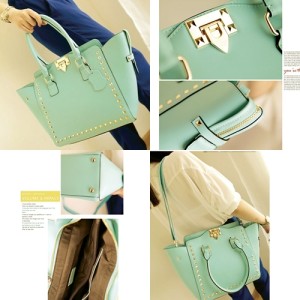 B8270 IDR.212.OOO MATERIAL PU SZE L35XH26XW11CM, STRAP 125CM WEIGHT 890GR COLOR GREEN,APRICOT,PINK (1)