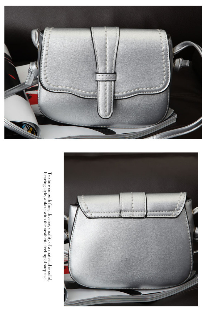 B8428 IDR.152.000 MATERIAL PU SIZE L19XH13XW7CM WEIGHT 450GR COLOR SILVER