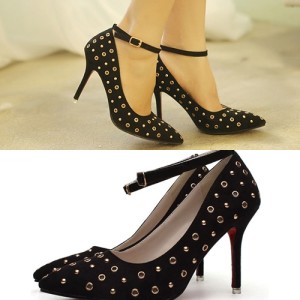 SH8920 IDR.228.OOO MATERIAL SUEDE HEEL 9.5CM COLOR BLACK SIZE 35,36,37,38,39 COLOR GREEN 36,37,38,39 (2)