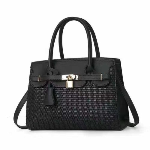B858B-black Tas Handbag Wanita Elegan Import Terbaru
