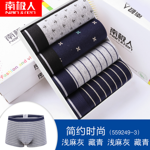 CDM5592493-asphoto Celana Dalam Boxer Nanjiren Pria Terbaru Dengan Kotak (4pcs)
